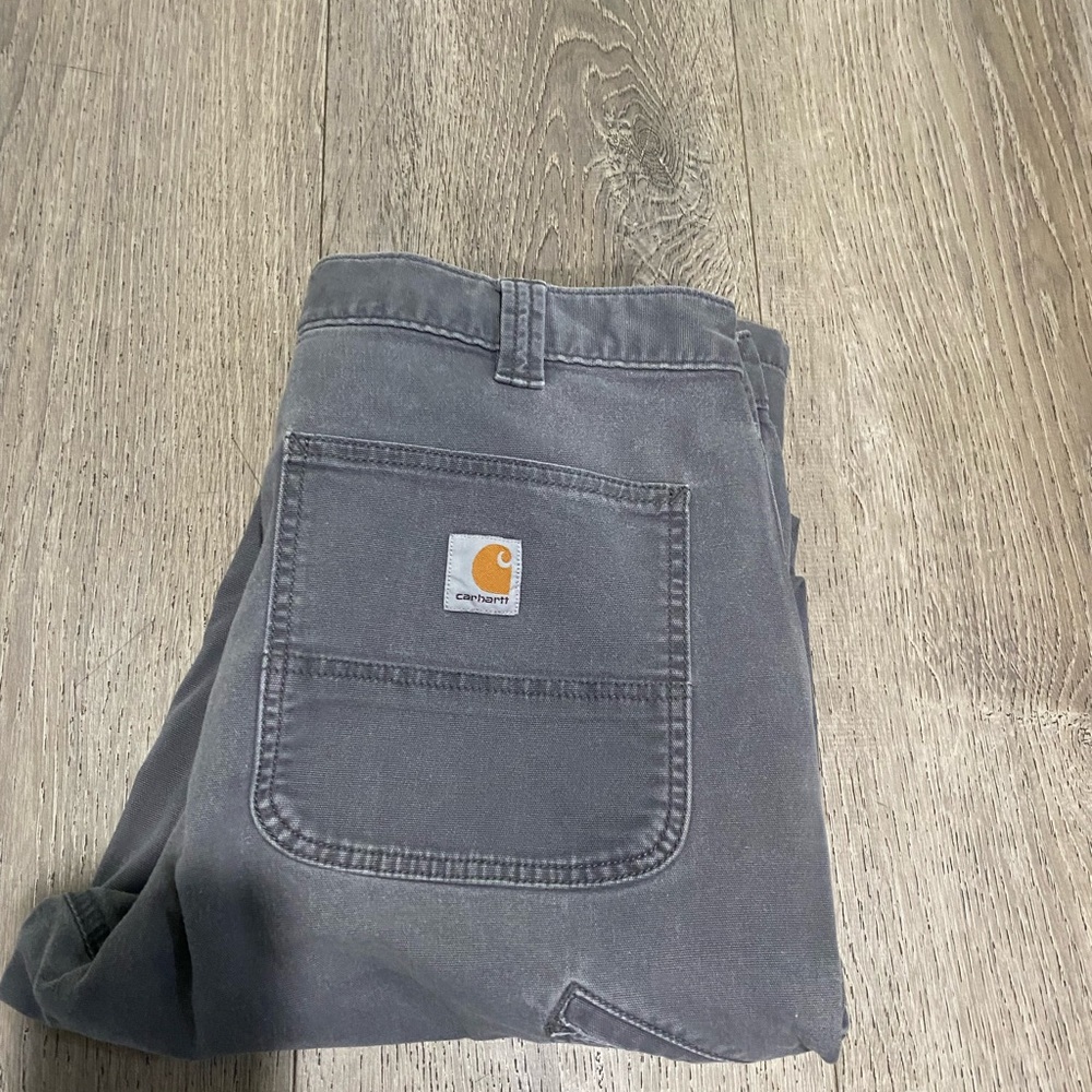 Carhartt Men's Relaxed Fit Gray Jeans